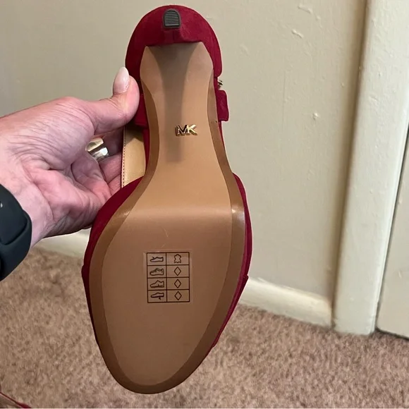 MICHAEL KORS BECKY ANKLE STRAP HEELS - Picture 3 of 7